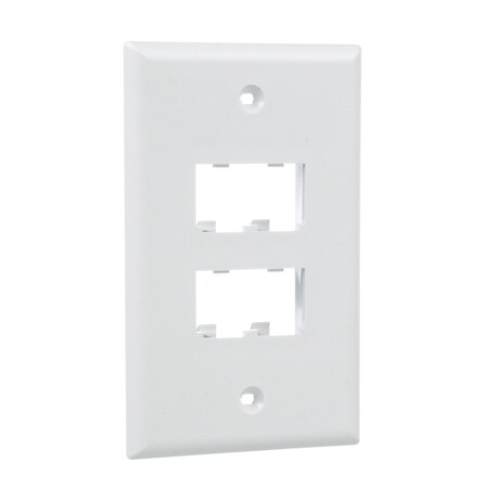 Panduit FACEPLATE 4PT CLASSIC WHITE. CFP4WH